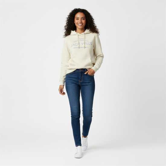 Jack Wills Hunston Graphic Logo Hoodie Светло сиво Jack Wills Hunston Graphic Logo Hoodie Светло сиво