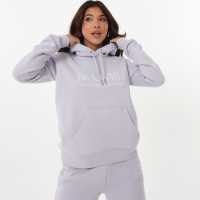 Jack Wills Hunston Graphic Logo Hoodie Lilac Дамски суичъри и блузи с качулки