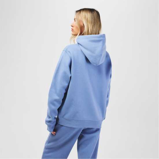 Jack Wills Hunston Graphic Logo Hoodie Синьо лилаво 