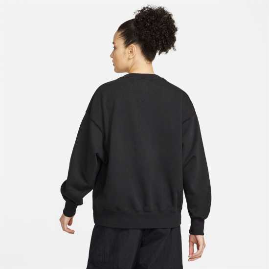 Nike Air Jordan Jordan Essential Fleece Crew Sweater Womens Black Дамски суичъри и блузи с качулки