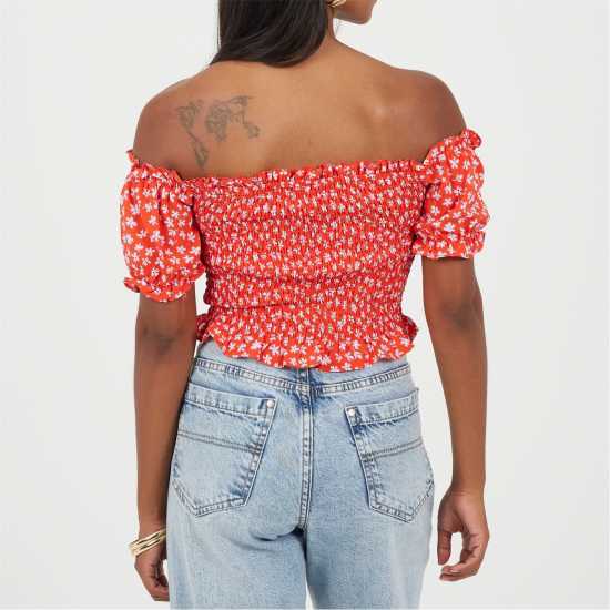 Brave Soul Дамски Топ Bardot Top Ld99 Brave Soul Дамски Топ Bardot Top Ld99