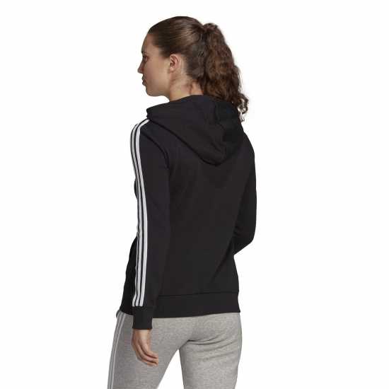 Adidas Essentials French Terry 3-Stripes Full-Zip Hoodie