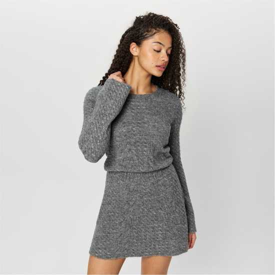 Jack Wills Cable Mini Dress  Дамски пуловери и жилетки