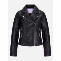 Дамско Яке Faux Leather Biker Jacket Ladies Дамско Яке Faux Leather Biker Jacket Ladies