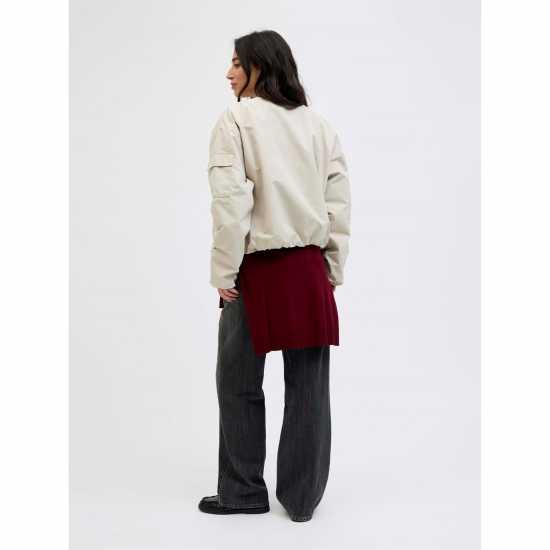 Дамско Яке Бомбър Jjxx Bomber Jacket Ladies Feather Gray Дамско Яке Бомбър Jjxx Bomber Jacket Ladies Feather Gray