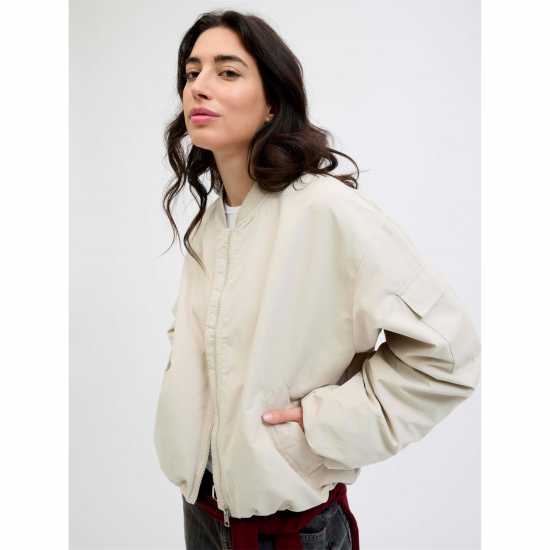 Дамско Яке Бомбър Jjxx Bomber Jacket Ladies Feather Gray Дамско Яке Бомбър Jjxx Bomber Jacket Ladies Feather Gray