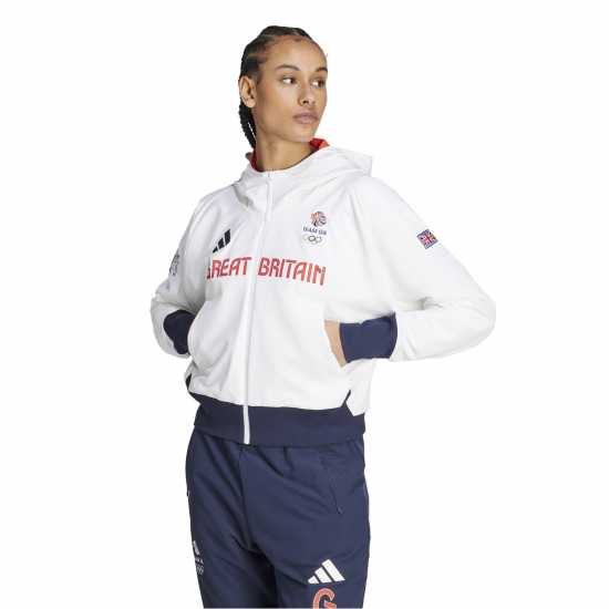 Adidas Дамско Яке Team Gb Pojkt W Training Jacket Womens  