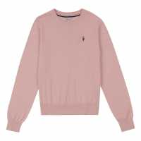 Us Polo Assn Блуза С Обло Деколте Crew Neck Jumper Peachskin Дамски пуловери и жилетки