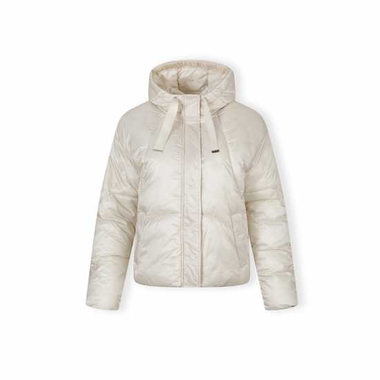 Ватирано Яке Women Short Padded Jacket With Hood Curved Stitching Grey Ватирано Яке Women Short Padded Jacket With Hood Curved Stitching Grey