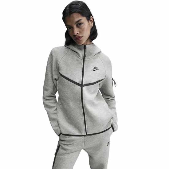 Nike Women's Tech Fleece Zip Hoodie Grey/Black Nike Women's Tech Fleece Zip Hoodie Grey/Black