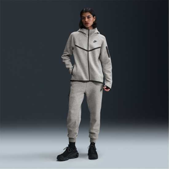Nike Women's Tech Fleece Zip Hoodie Grey/Black Nike Women's Tech Fleece Zip Hoodie Grey/Black
