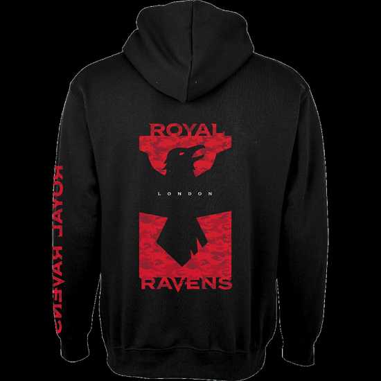 Мъжки суитчъри и блузи с качулки London Royal Ravens Royal Ravens Congress Hoodie London Royal Ravens Royal Ravens Congress Hoodie Мъжки суитчъри и блузи с качулки