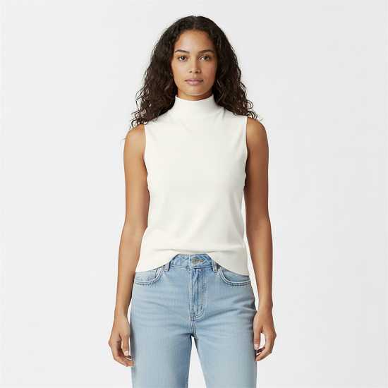 Плетен Пуловер Jack Wills Women's High Neck Knitted Sweater Vest  