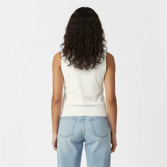 Плетен Пуловер Jack Wills Women's High Neck Knitted Sweater Vest  