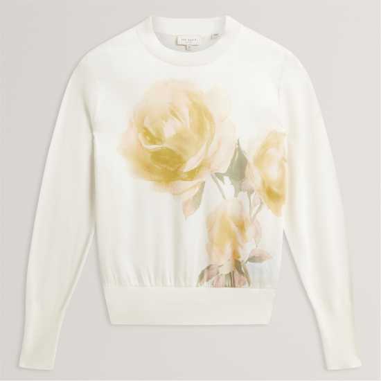 Ted Baker Women's Long Sleeve Printed Crew Sweatshirt  