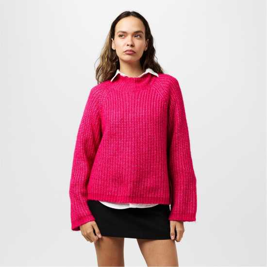 Pieces Pullover Fem  Ld99 Цвят на цвекло Дамски суичъри и блузи с качулки