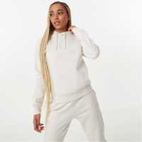 Usa Pro Classic Logo Hoodie Крем Дамски суичъри и блузи с качулки