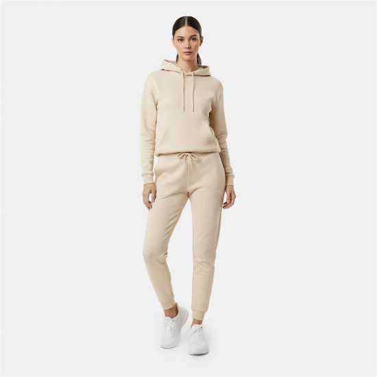 Usa Pro Classic Logo Hoodie Крем Дамски суичъри и блузи с качулки