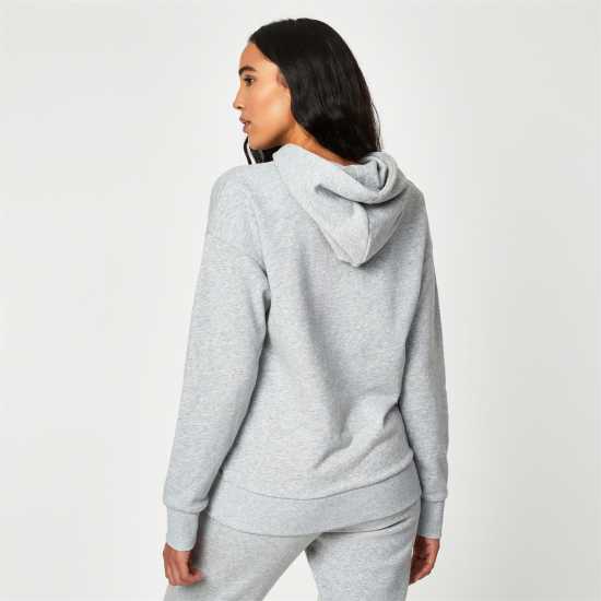 Usa Pro Classic Logo Hoodie Grey Marl Дамски суичъри и блузи с качулки