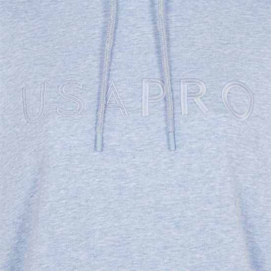 Дамски суичъри и блузи с качулки Usa Pro Classic Logo Hoodie Син Марл Usa Pro Classic Logo Hoodie Син Марл Дамски суичъри и блузи с качулки