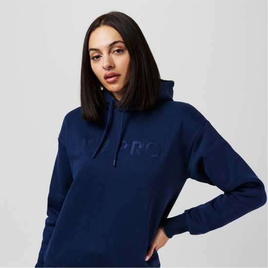 Usa Pro Classic Logo Hoodie Морска синьо 