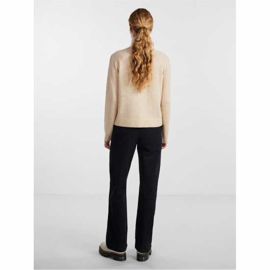 Pieces Pullover Hoodie Сива вълна 