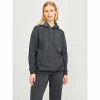Jjxx Abbie Long Sleeve Hoodie Тъмно сив меланж Дамски суичъри и блузи с качулки
