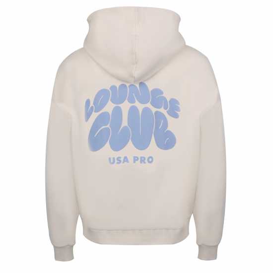 Дамски суичъри и блузи с качулки Usa Pro Bubble Hood Ld54 Cream/Blue Usa Pro Bubble Hood Ld54 Cream/Blue Дамски суичъри и блузи с качулки