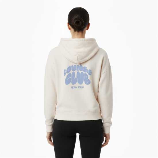 Usa Pro Women's Bubble Hoodie Крем/Синьо 
