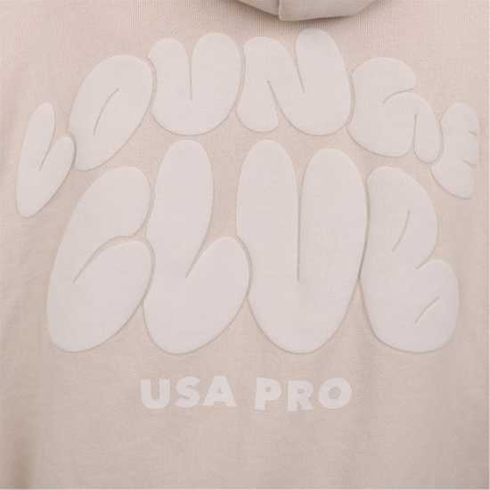 Usa Pro Bubble Hood Ld54 Луна/Крем Дамски суичъри и блузи с качулки