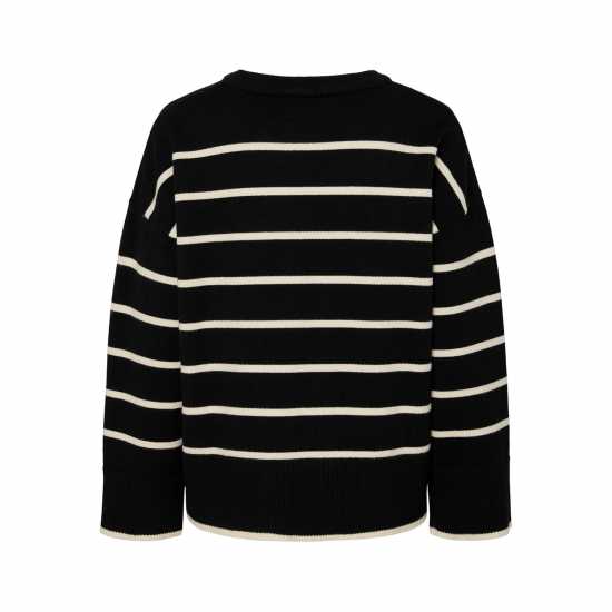 Pieces Pullover Fem  Ld99 Black Дамски суичъри и блузи с качулки