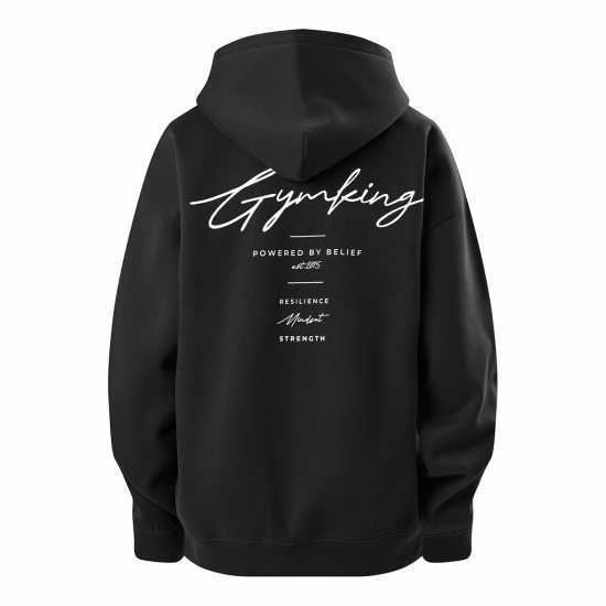 Gym King Gym King Reset Oversized Fleece Hood Черно 