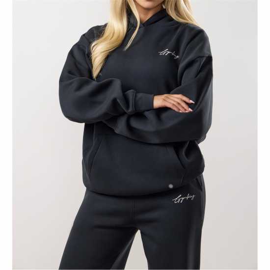 Gym King Gym King Reset Oversized Fleece Hood Полунощно синьо 