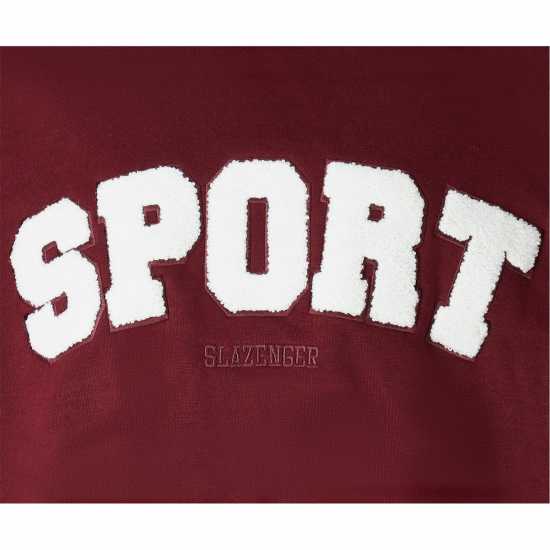 Дамски суичъри и блузи с качулки Slazenger Sport Hood Womens Burgundy Slazenger Sport Hood Womens Burgundy Дамски суичъри и блузи с качулки
