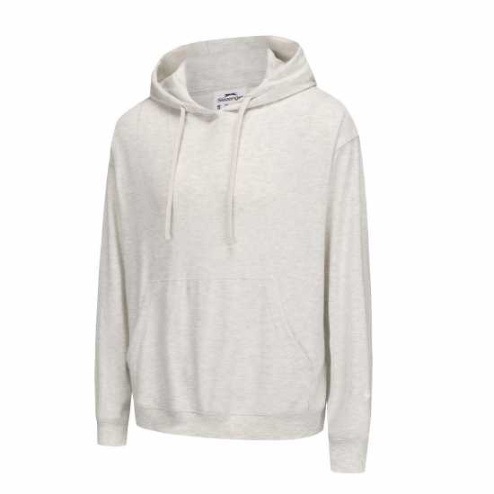 Slazenger Leisure Hoodies Womens Ice Grey Marl Дамски суичъри и блузи с качулки