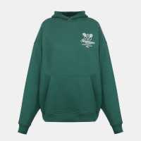 Slazenger Tennis Oth Hood Ld54 Green Дамски суичъри и блузи с качулки
