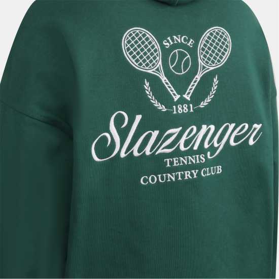 Slazenger Slaz Tennis Hoodie Зелено Slazenger Slaz Tennis Hoodie Зелено