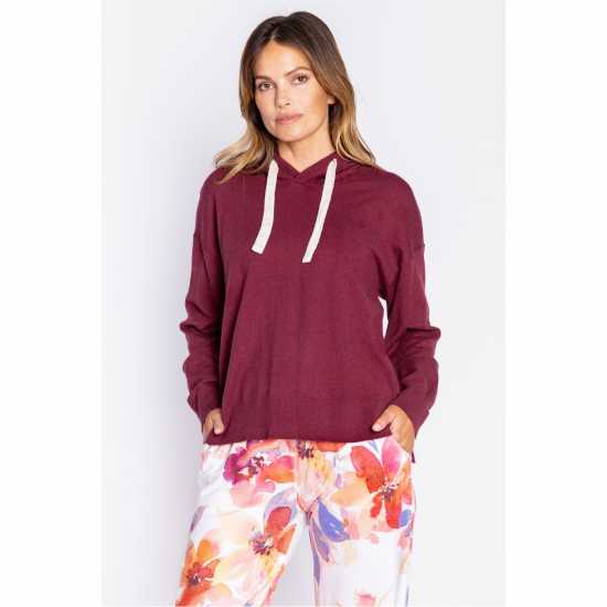 Salvage Bordeaux Hoody Ld99  Дамски суичъри и блузи с качулки