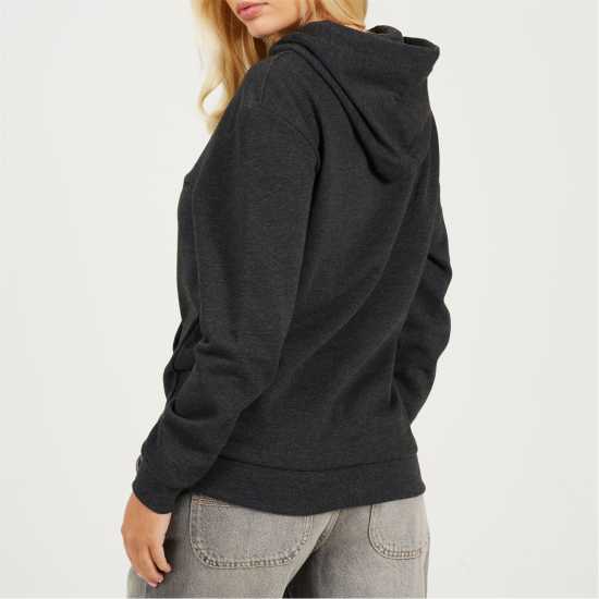 Brave Soul Pullover Hooded Sweatshirt With Kangaroo Pocket Charcoal 