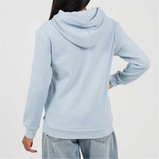 Brave Soul Pullover Hooded Sweatshirt With Kangaroo Pocket Pale Blue 
