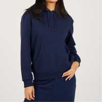 Brave Soul Pullover Hooded Sweatshirt With Kangaroo Pocket Navy 