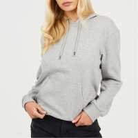 Brave Soul Hooded Swtr Ld99 Grey Marl 