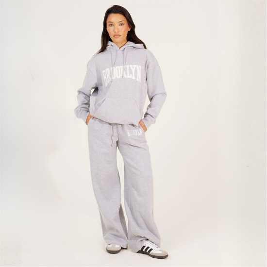 Brave Soul Bs Womens Hooded Sweatshirt With Brooklyn Chest Print  