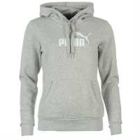 Puma Logo Ladies Hoody Grey Дамски суичъри и блузи с качулки