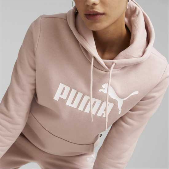 Puma Logo Ladies Hoody Rose Quartz Дамски суичъри и блузи с качулки