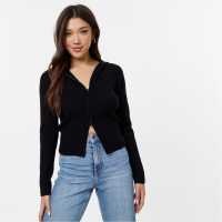 Jack Wills Zip Up Hoodie Черно Дамски суичъри и блузи с качулки