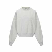 Slazenger Дамска Блуза Обло Деколте Crew Jumper Ladies Сив марл Дамско облекло плюс размер