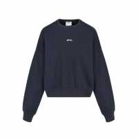 Slazenger Дамска Блуза Обло Деколте Crew Jumper Ladies Морска синьо 