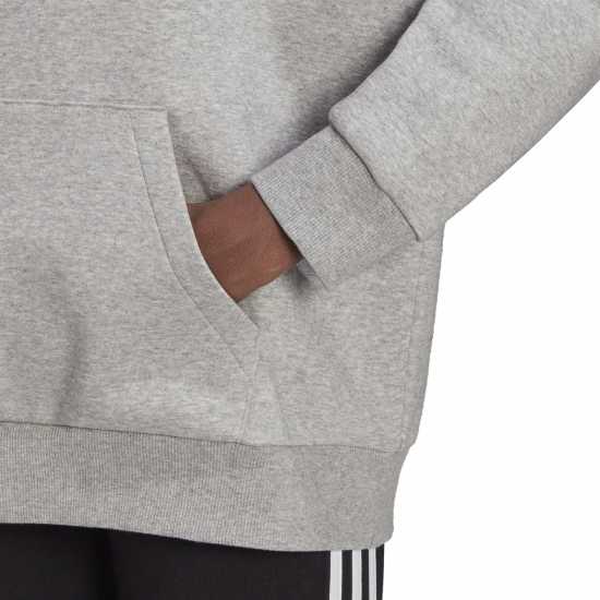 Adidas Badge Of Sport Hoodie Ladies Grey Marl - Дамски суичъри и блузи с качулки