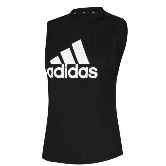 Adidas Badge Of Sport Hoodie Ladies Black/White Дамски суичъри и блузи с качулки